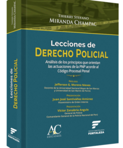 Lecciones de derecho policial - Thierry Stefano Miranda